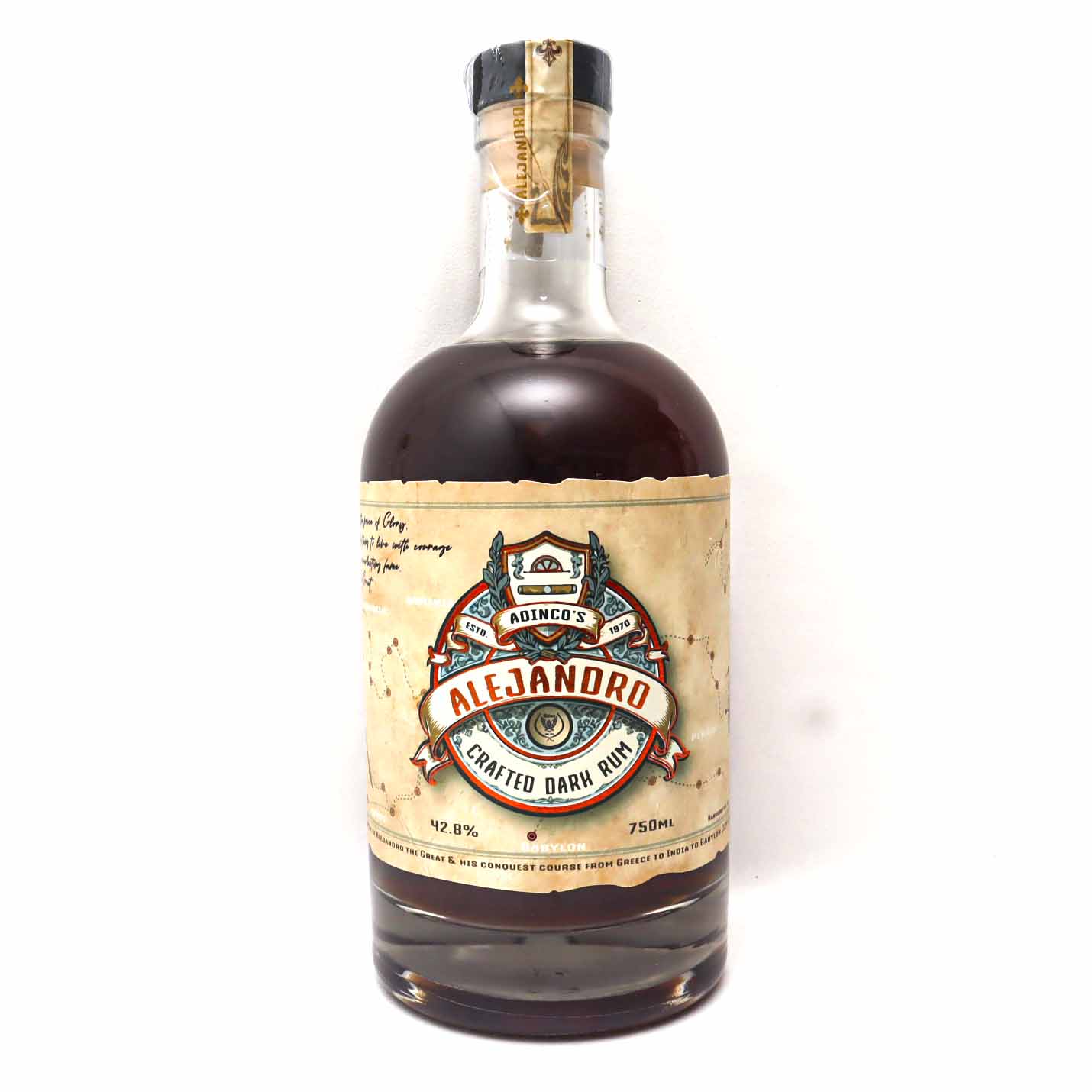 Alejandro Crafted Dark Rum 750ml
