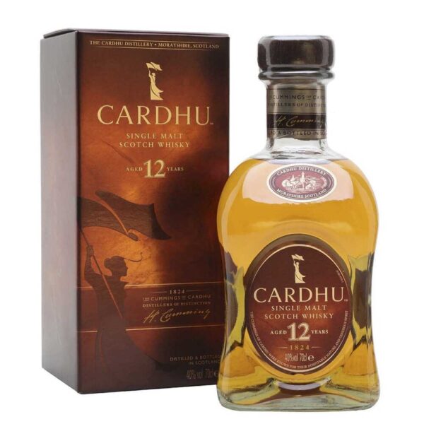 Cardhu 12yrs Single Malt Scotch Whisky 1000ML