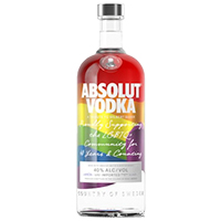 Absolut Rainbow Vodka 750ml